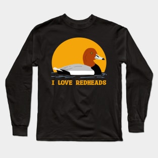 I Love Redheads Long Sleeve T-Shirt